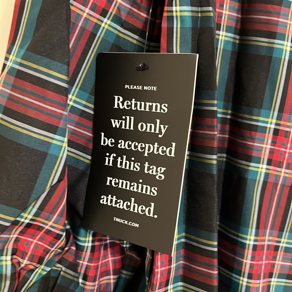 Tuckernuck ‎ highland Tartan Palmerston Plaid dress size S - Picture 9 of 14